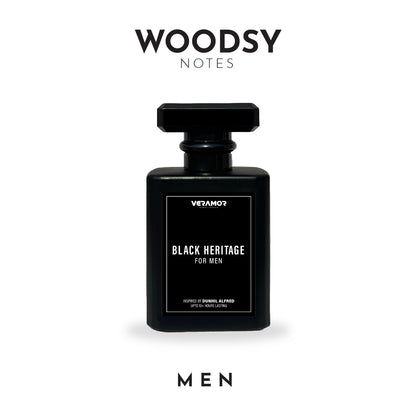 BLACK HERITAGE FOR MEN (INSPIRED BY DUNHILL ALFRED) (5ML TESTER FREE)