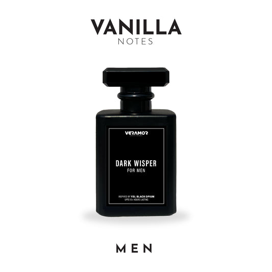 DARK WISPER FOR MEN (INSPIRED BY YSL BLACK OPIUM) (5ML TESTER FREE)
