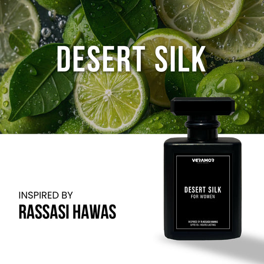 DESERT SILK FOR WOMEN (INSPIRED BY RASASI HAWAS) (5ML TESTER FREE)