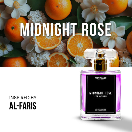 MIDNIGHT ROSE FOR WOMEN (INSPIRED BY AL-FARIS) (5ML TESTER FREE)
