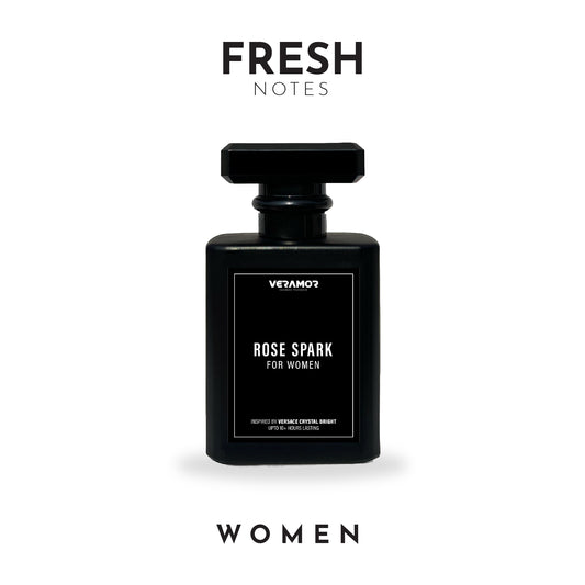 ROSE SPARK FOR WOMEN (INSPIRED BY VERSACE CRYSTAL BRIGHT) (5ML TESTER FREE)