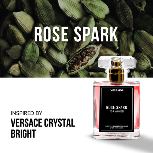 ROSE SPARK FOR WOMEN (INSPIRED BY VERSACE CRYSTAL BRIGHT) (5ML TESTER FREE)